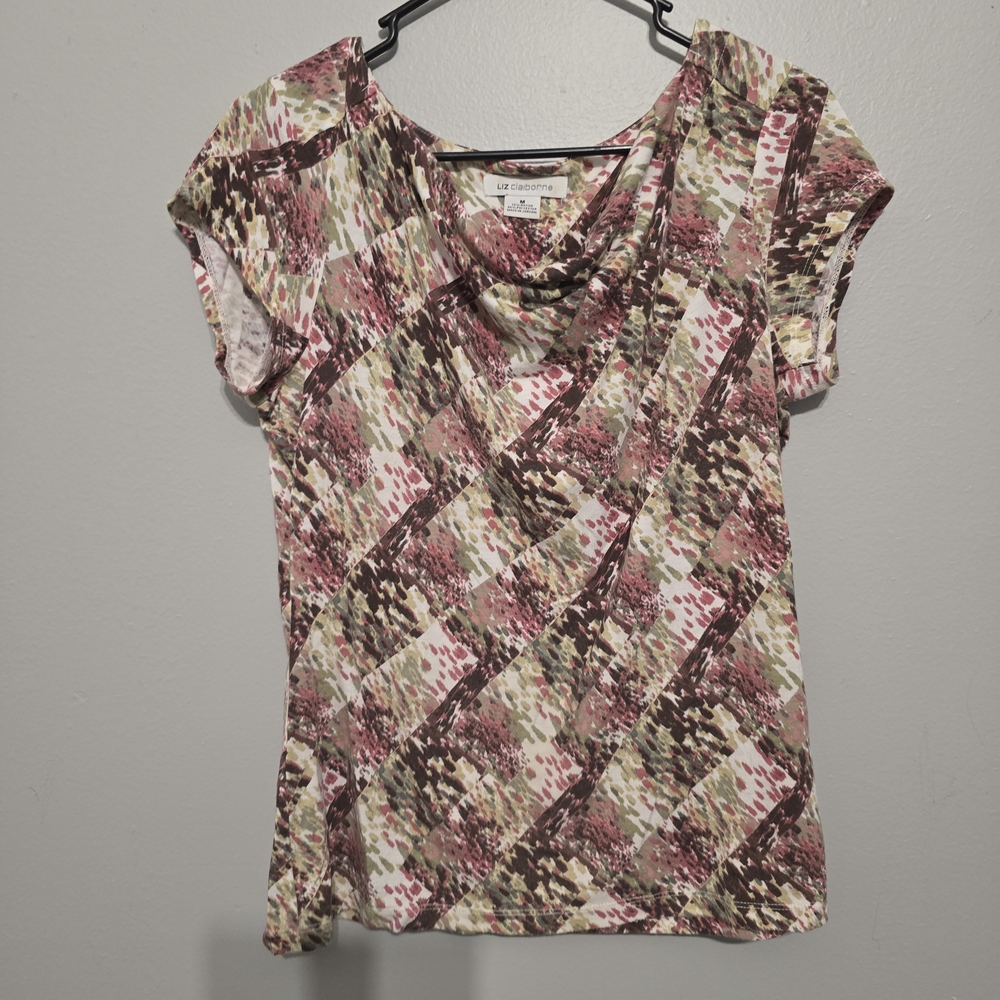 🌟 Liz Claiborne Patterned Blouse